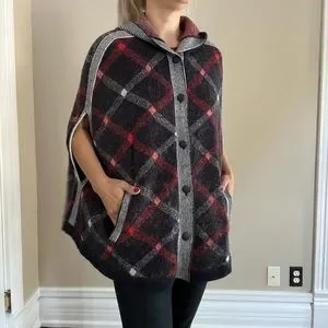 Tommy hilfiger jacket womens poncho top